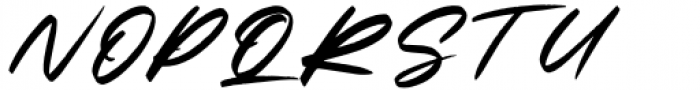 Slash Signature Regular Font UPPERCASE