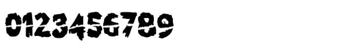 Slasher Horror Slashed Font OTHER CHARS