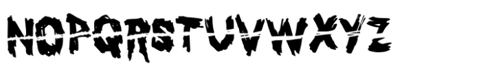 Slasher Horror Slashed Font UPPERCASE
