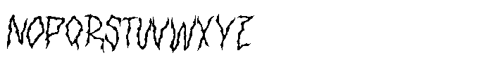 Slaster Font UPPERCASE