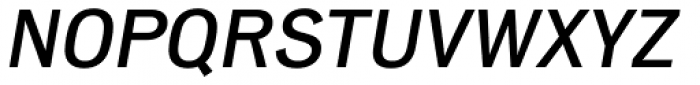 Slavia Medium Italic Font UPPERCASE
