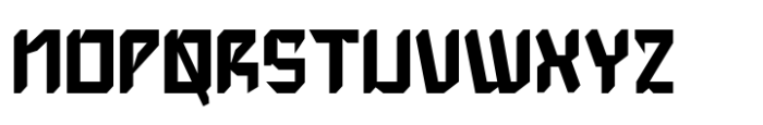 Slaxing Regular Font UPPERCASE