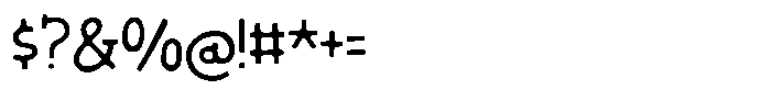 Sleepless Eye Regular Font OTHER CHARS