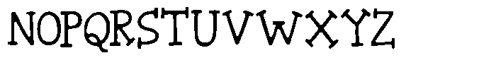 Sleepless Eye Regular Font UPPERCASE