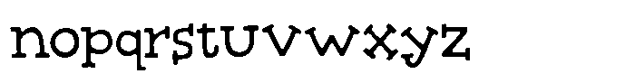 Sleepless Eye Regular Font LOWERCASE