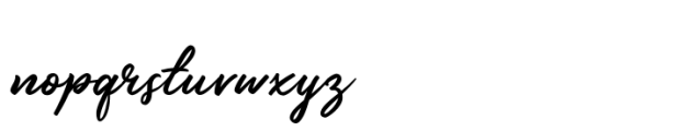 Slenderline Font LOWERCASE