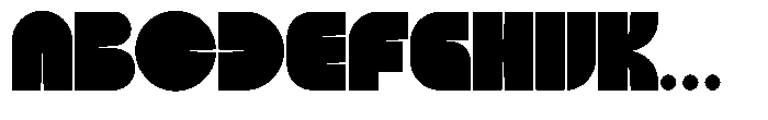 Slice Font UPPERCASE