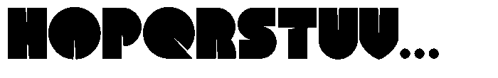 Slice Font UPPERCASE