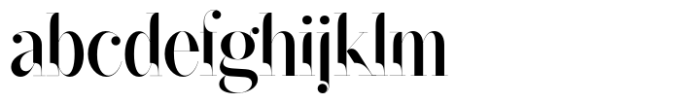 Sliced Delight Display Font LOWERCASE