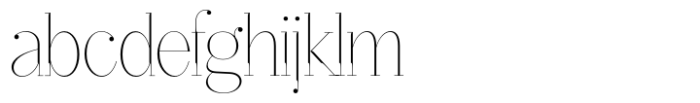 Sliced Delight Thin Heading Font LOWERCASE