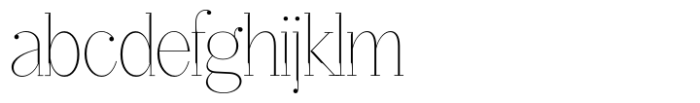 Sliced Delight Thin Title Font LOWERCASE