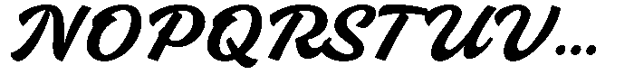 Slideback Font UPPERCASE