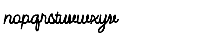 Slightly Famous Font LOWERCASE