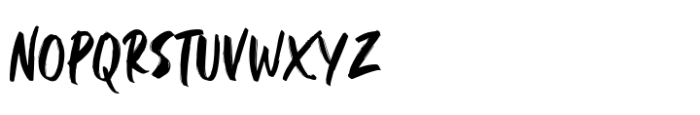 Slightly Marker Font UPPERCASE