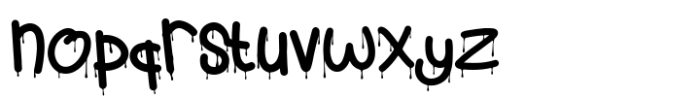 Slime Drip Font LOWERCASE