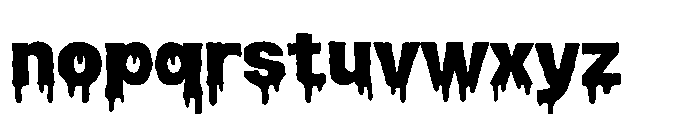 Slime Rage Regular Font LOWERCASE