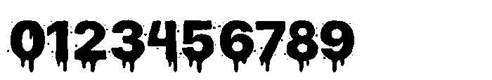 Slime Rage Splatter Font OTHER CHARS