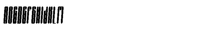 Slimetra Slant Font UPPERCASE