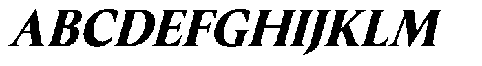 Slingora Black Condensed Italic Font UPPERCASE