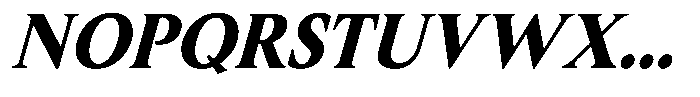 Slingora Black Condensed Italic Font UPPERCASE