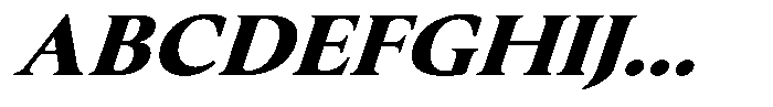 Slingora Black Expanded Italic Font UPPERCASE