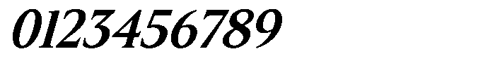 Slingora Bold Condensed Italic Font OTHER CHARS