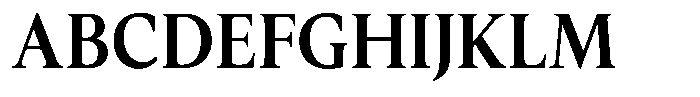 Slingora Bold Condensed Font UPPERCASE