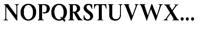 Slingora Bold Condensed Font UPPERCASE