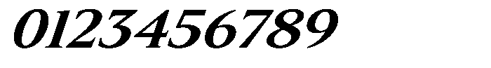 Slingora Bold Expanded Italic Font OTHER CHARS