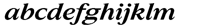 Slingora Bold Expanded Italic FONT