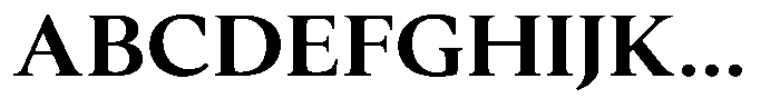 Slingora Bold Expanded Font UPPERCASE