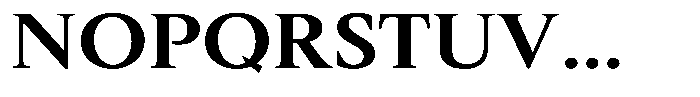 Slingora Bold Expanded Font UPPERCASE