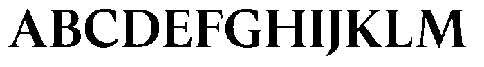 Slingora Bold Font UPPERCASE
