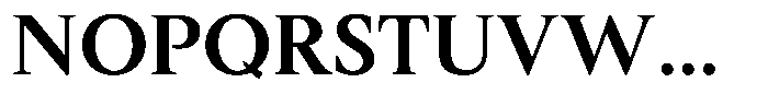 Slingora Bold Font UPPERCASE