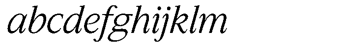 Slingora Condensed Italic FONT