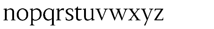 Slingora Condensed Font LOWERCASE