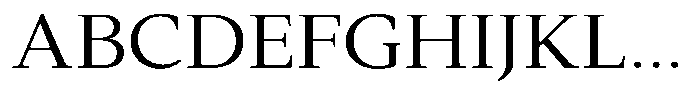 Slingora Expanded Font UPPERCASE