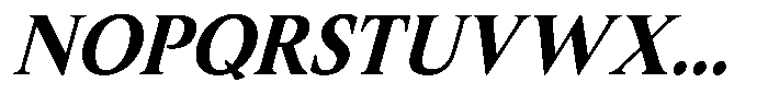 Slingora Extra Bold Condensed Italic Font UPPERCASE