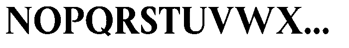 Slingora Extra Bold Condensed Font UPPERCASE