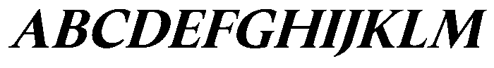 Slingora Extra Bold Italic Font UPPERCASE