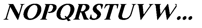 Slingora Extra Bold Italic Font UPPERCASE