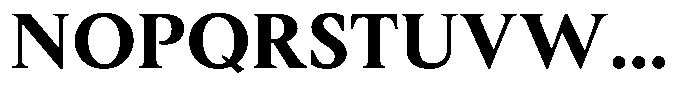 Slingora Extra Bold Font UPPERCASE