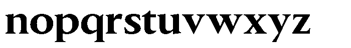 Slingora Extra Bold Font LOWERCASE