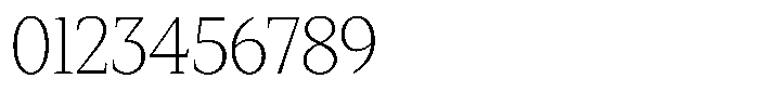 Slingora Extra Light Condensed Font OTHER CHARS