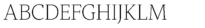 Slingora Extra Light Condensed Font UPPERCASE