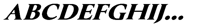 Slingora Italic Variable Font UPPERCASE