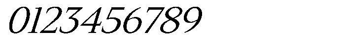 Slingora Italic Font OTHER CHARS