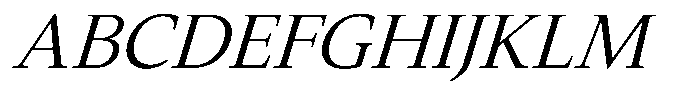 Slingora Italic Font UPPERCASE