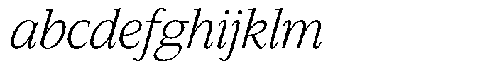 Slingora Light Condensed Italic FONT