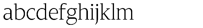 Slingora Light Condensed FONT